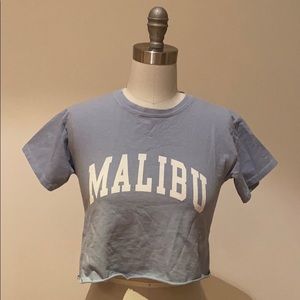 Brandy Melville (John Galt) Light Blue Malibu Top